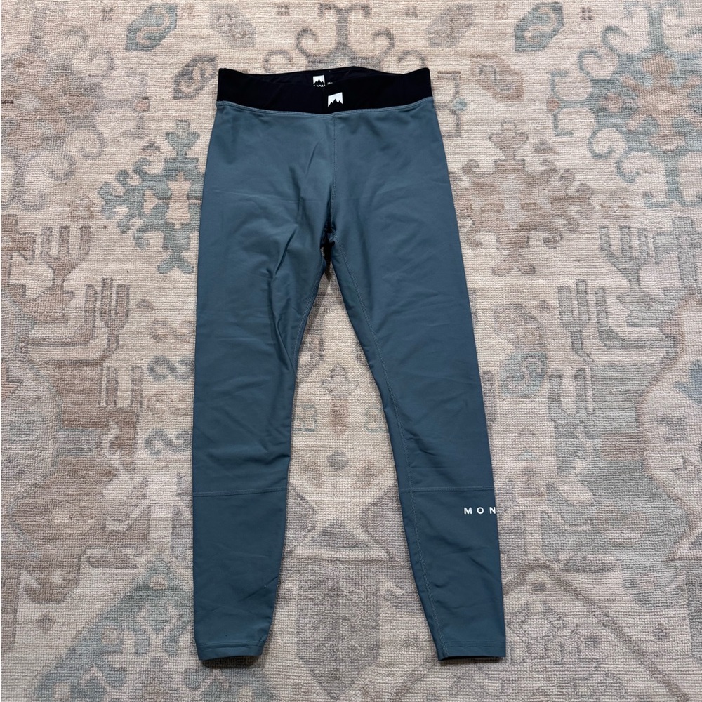 Montec Black and Teal Leggings